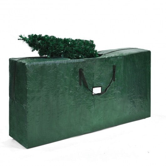Christmas Tree PE Storage Bag for 9 Feet Artificial Tree - Color: Green