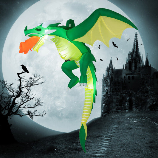 5 Feet Hanging Halloween Inflatable Dragon - Size: 5 ft