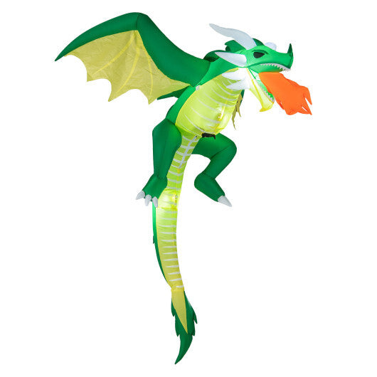 5 Feet Hanging Halloween Inflatable Dragon - Size: 5 ft
