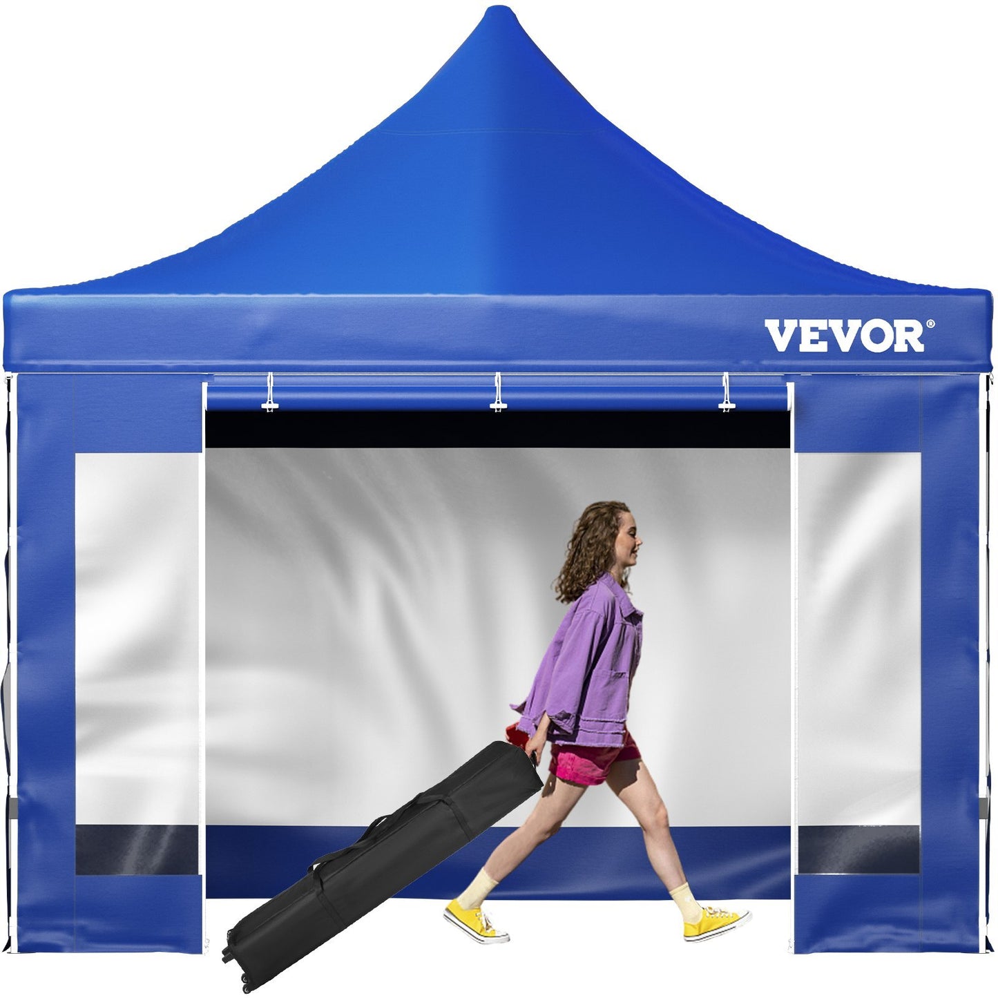 VEVOR Pop Up Canopy Tent, 10 x 10 FT, Outdoor Patio Gazebo Tent