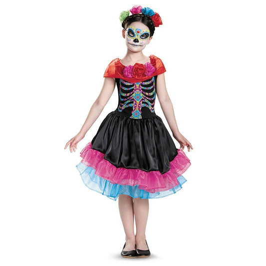 Day of The Dead Costume Small 4 6X