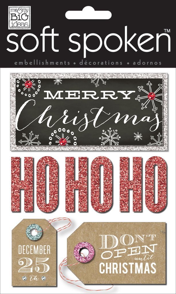 Me and My Big Ideas Soft Spoken Embellishments Do not Open Until Christmas