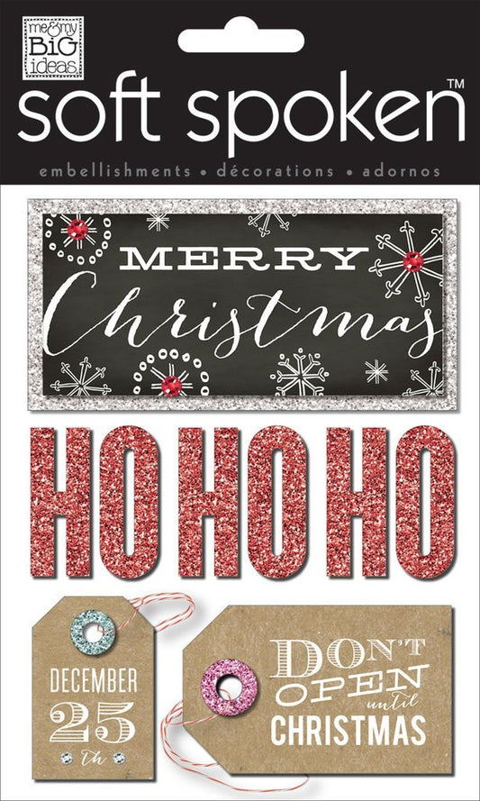 Me and My Big Ideas Soft Spoken Embellishments Do not Open Until Christmas