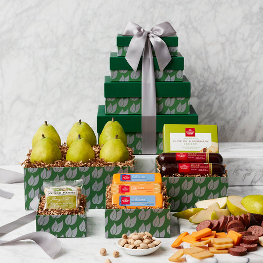 Fancy & Fresh: Gourmet Fruit & Snacks Tower