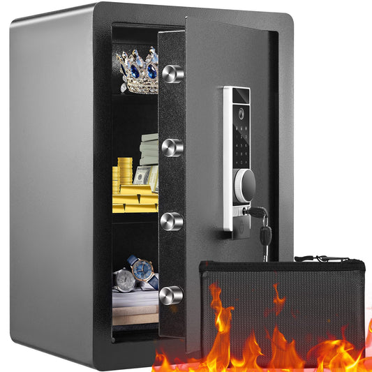 VEVOR Safe 2.2 Cubic Feet Steel Home Safe