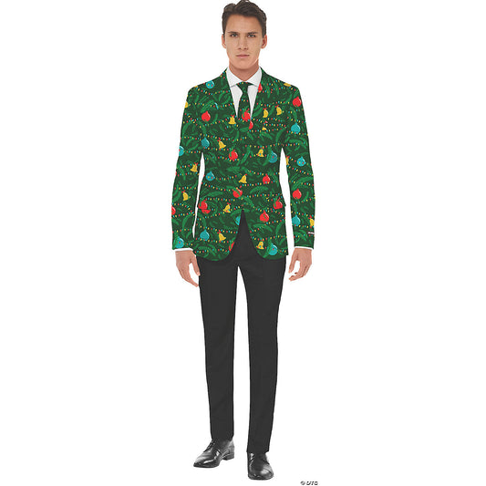 ADULT CHRISTMAS TREE JACKET AND TIE LG