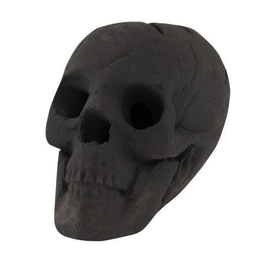Halloween Fire Pit Skull Halloween Decoration-Black - Color: Black