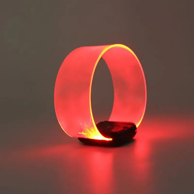 Color: Light green, Size: L, Ships From: CHINA - LED Light Bracelet Silicone Sound Controlled Led Light-emitting Bracelet Light Band Entertainment Party Wristband Halloween Belt