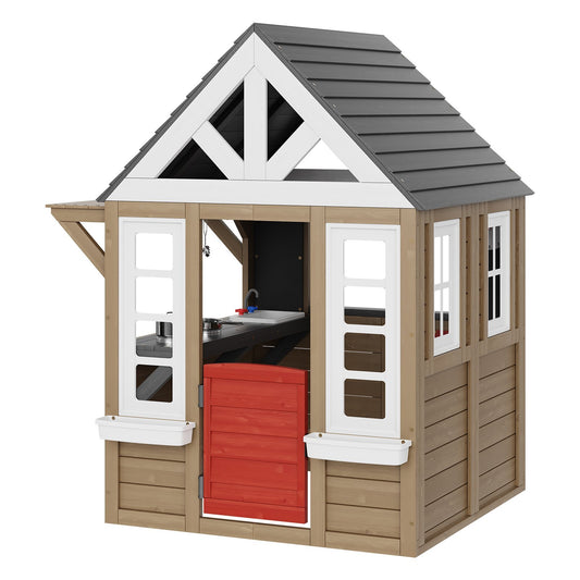 VEVOR Outdoor Wooden Playhouse
