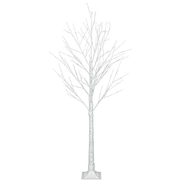 4FT Snowflake Tree with 48 LED Lamp