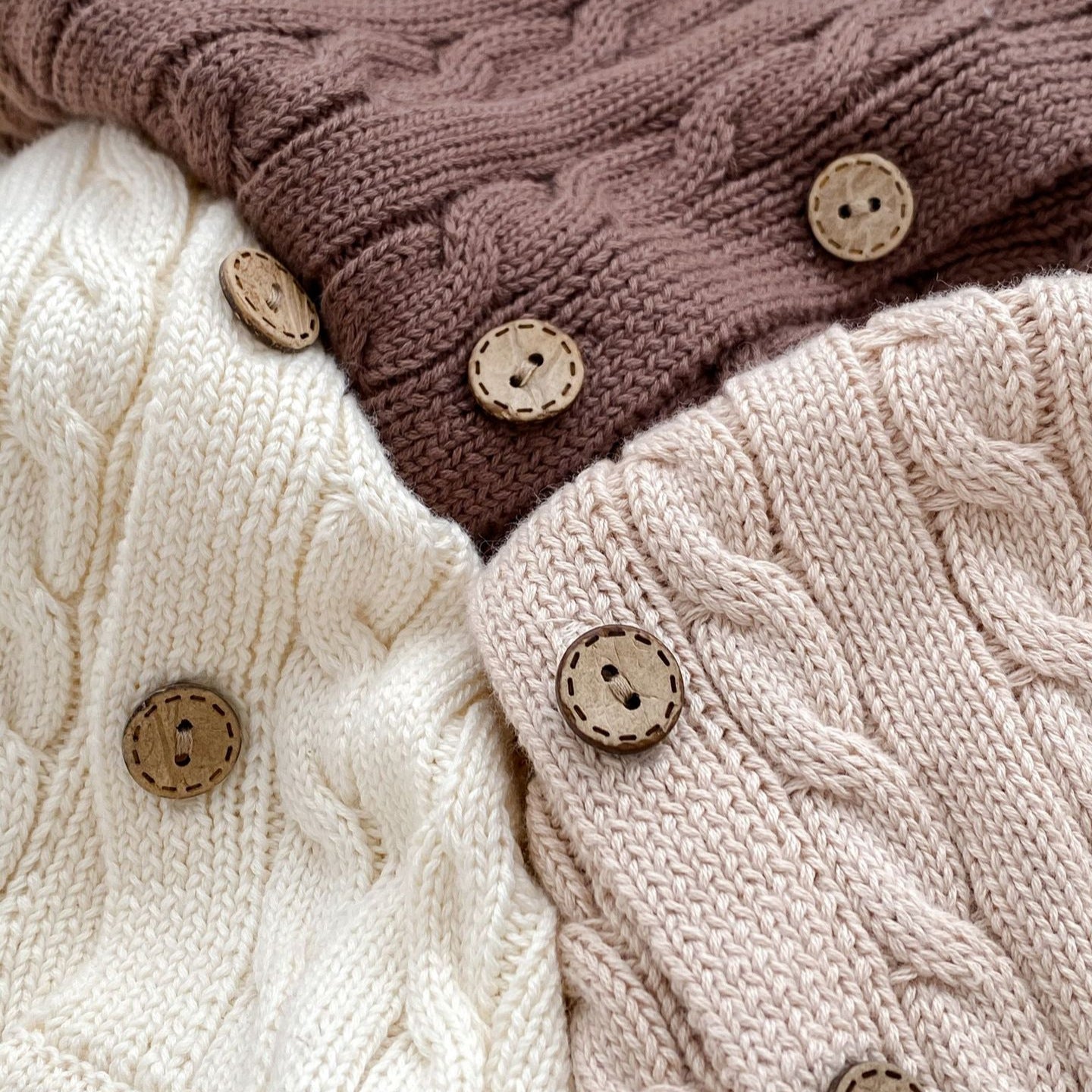 Baby/ Kids Unisex Comfortable Cotton Solid Color Sweater