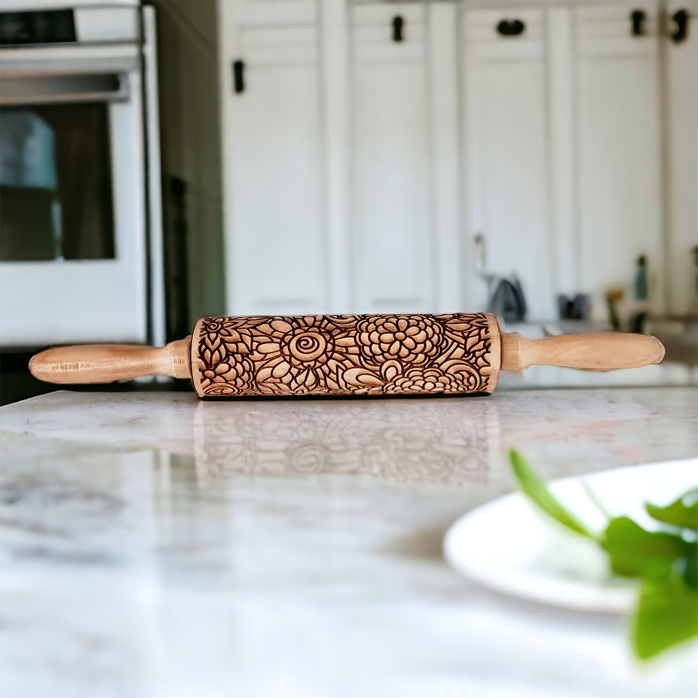 Embossed Rolling Pins | Unique Baking Gift Sets