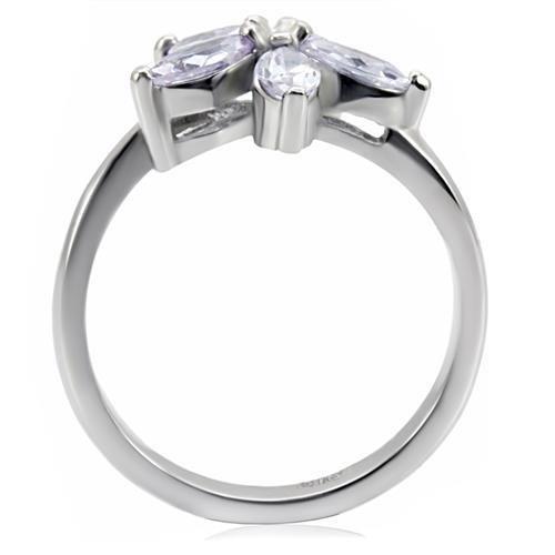High polished (no plating) Stainless Steel Ring with AAA Grade