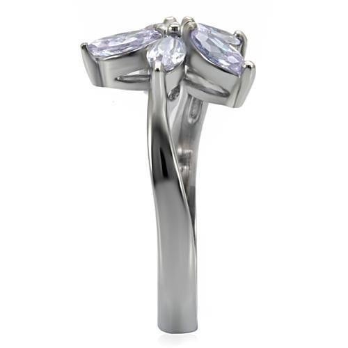High polished (no plating) Stainless Steel Ring with AAA Grade